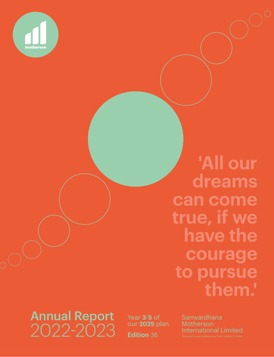 Thumbnail Samvardhana Motherson Annual Report 2022-2023