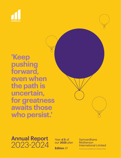 Thumbnail Samvardhana Motherson Annual Report 2023-2024
