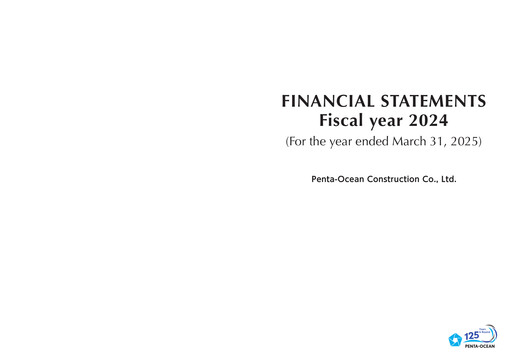 Vorschaubild Penta-Ocean Construction Finanzmitteilung 2025
