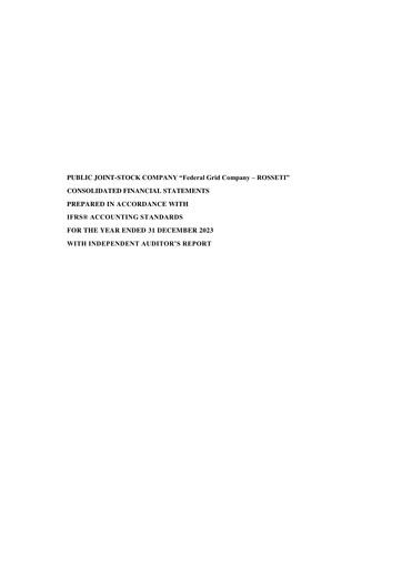 Thumbnail Rosseti Financial Statement 2023