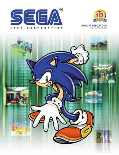 Miniature Sega Sammy Holdings Rapport annuel 2001