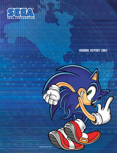 Miniature Sega Sammy Holdings Rapport annuel 2003