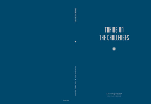 Miniature Sega Sammy Holdings Rapport annuel 2007