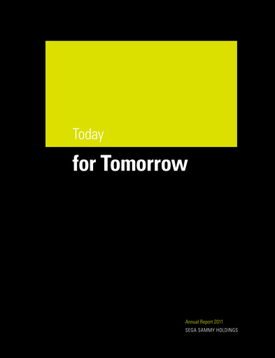 Miniature Sega Sammy Holdings Rapport annuel 2011