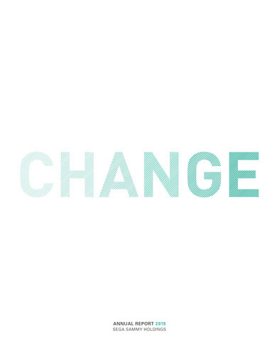 Miniature Sega Sammy Holdings Rapport annuel 2015