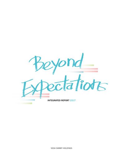 Miniature Sega Sammy Holdings Rapport annuel 2017