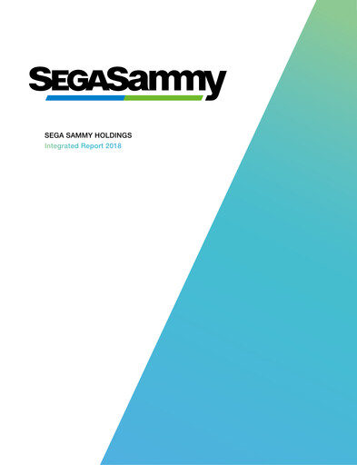 Miniature Sega Sammy Holdings Rapport annuel 2018