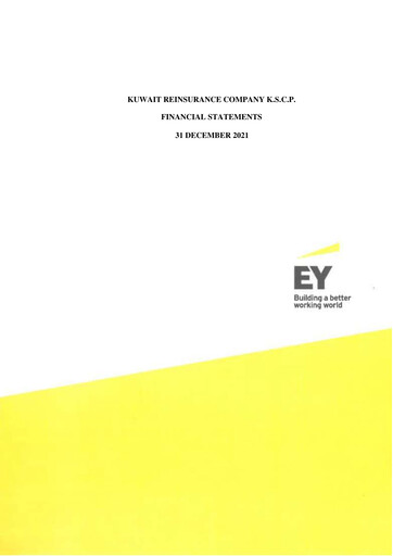 Thumbnail Kuwait Reinsurance Company Financial Statement 2021