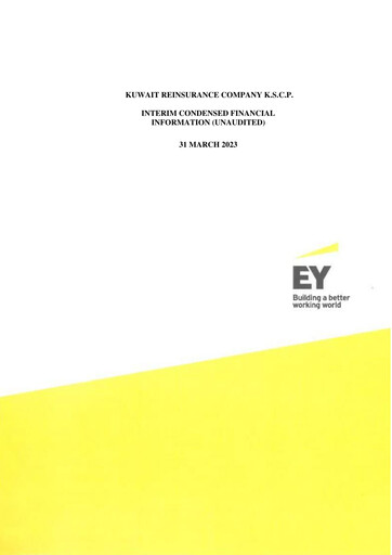 Vorschaubild Kuwait Reinsurance Company Quartalsbericht 2023-q1