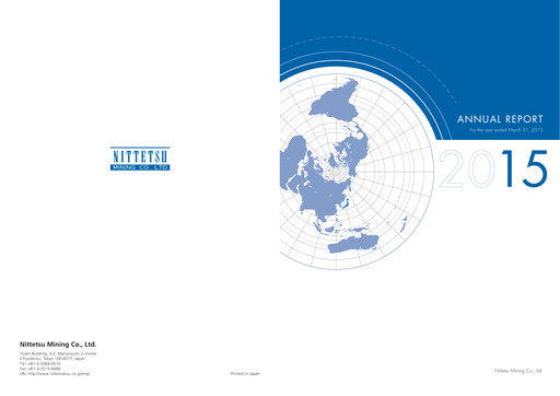 Thumbnail Nittetsu Mining Annual Report 2015