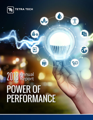 Thumbnail Tetra Tech
 Annual Report 2018