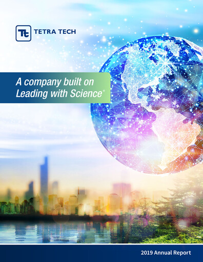 Thumbnail Tetra Tech
 Annual Report 2019