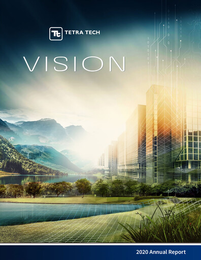 Thumbnail Tetra Tech
 Annual Report 2020