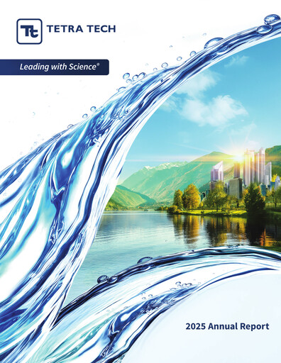 Thumbnail Tetra Tech
 Annual Report 2025