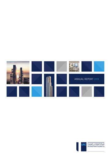 Miniature United Real Estate Company Rapport annuel 2018