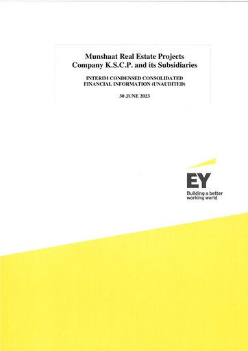 Thumbnail Munshaat Real Estate Projects Company Half-year Report 2023-h1