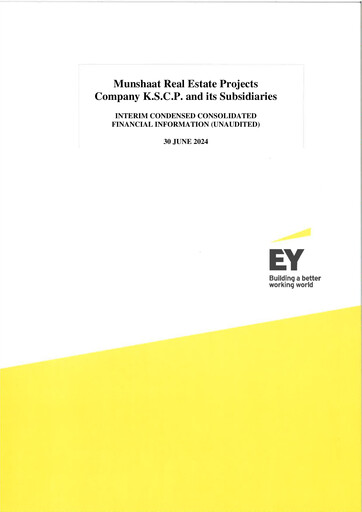 Thumbnail Munshaat Real Estate Projects Company Half-year Report 2024-h1