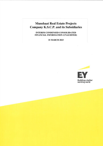 Thumbnail Munshaat Real Estate Projects Company Quarterly Report 2023-q1