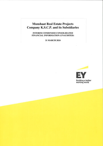 Thumbnail Munshaat Real Estate Projects Company Quarterly Report 2024-q1