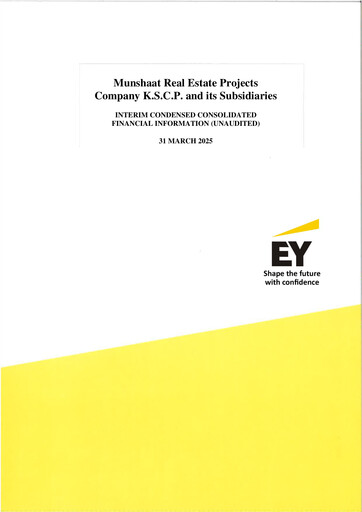 Thumbnail Munshaat Real Estate Projects Company Quarterly Report 2025-q1
