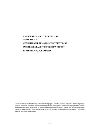 Thumbnail President Chain Store (PSCS) Quarterly Report 2025-q3
