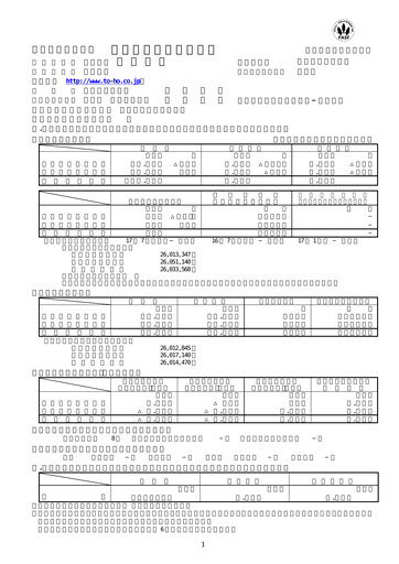 Thumbnail Toho Co., Ltd. Half-year Report 2006-h1