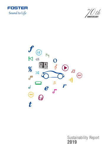 Thumbnail Foster Electric Company Sustainability Report 2019