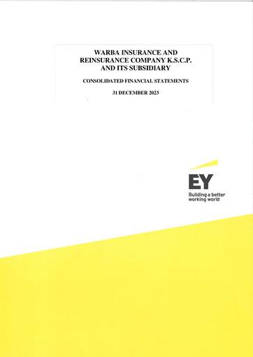 Thumbnail Warba Insurance and Reinsurance Company Financial Statement 2023