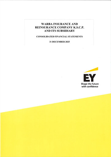 Thumbnail Warba Insurance and Reinsurance Company Financial Statement 2025