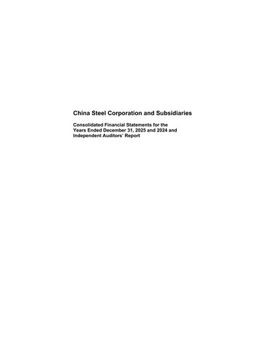 Miniature China Steel Bilan financier 2025