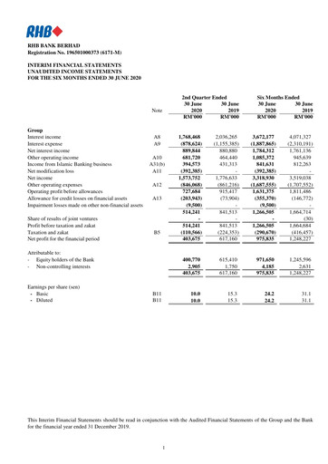 Thumbnail RHB Bank Quarterly Report 2020-q2