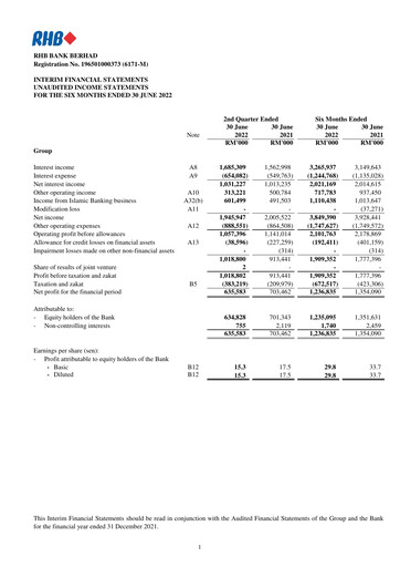 Thumbnail RHB Bank Quarterly Report 2022-q2
