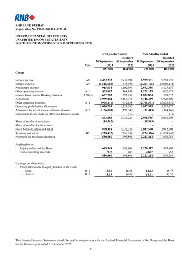 Thumbnail RHB Bank Quarterly Report 2023-q3