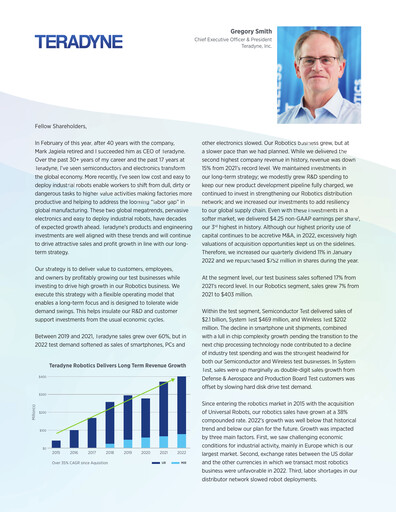 Thumbnail Teradyne Annual Report 2022