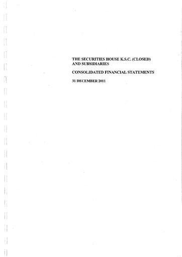 Thumbnail The Securities House Financial Statement 2011