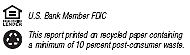 (US BANC MEMBER FDIC, RECYCLED)