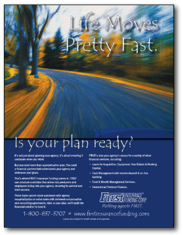 (FIRST INSURANCE FUNDING CORP. ADVERTISEMENT)
